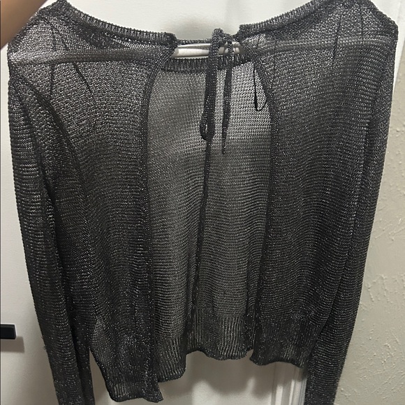 Zara Charcoal Gray Women's Sweater - Picture 5 of 5